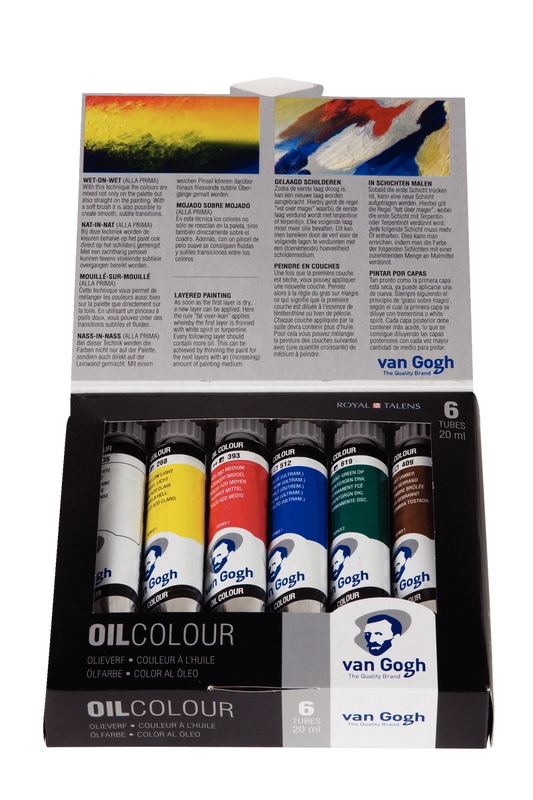 Van Gogh Oil Set 6 tubes of 20ml