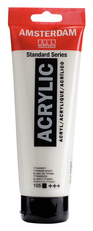 Amsterdam Acryl 250 ml Color Titanium White 105