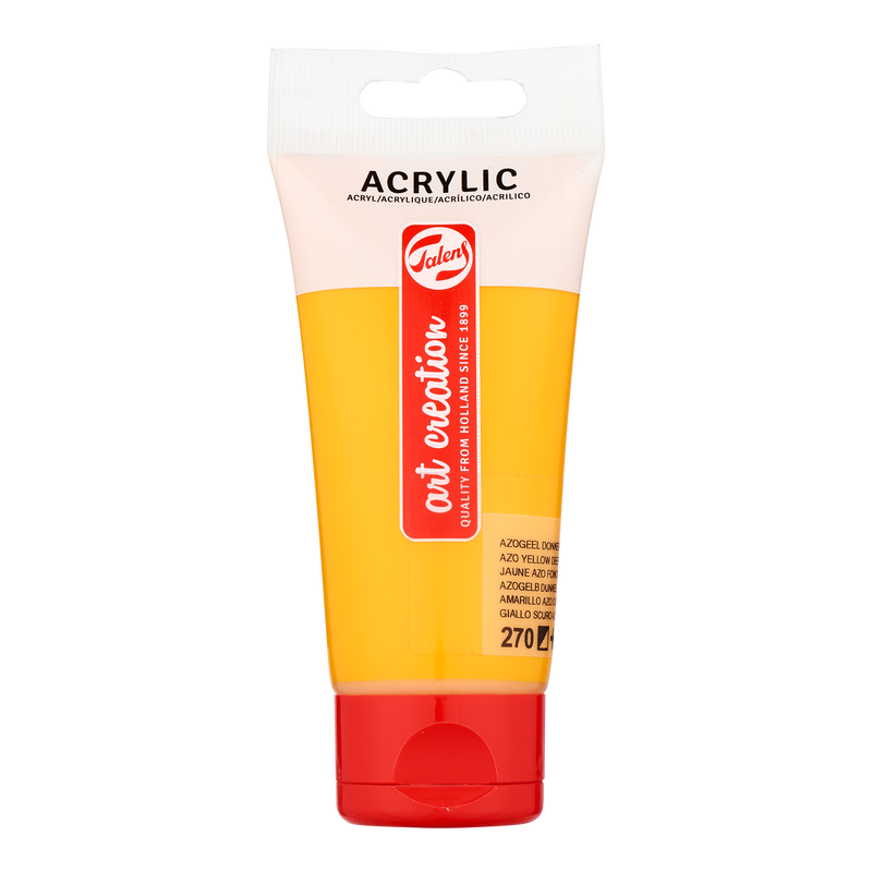 Acrylic 75 ml Color Dark Azo Yellow 270