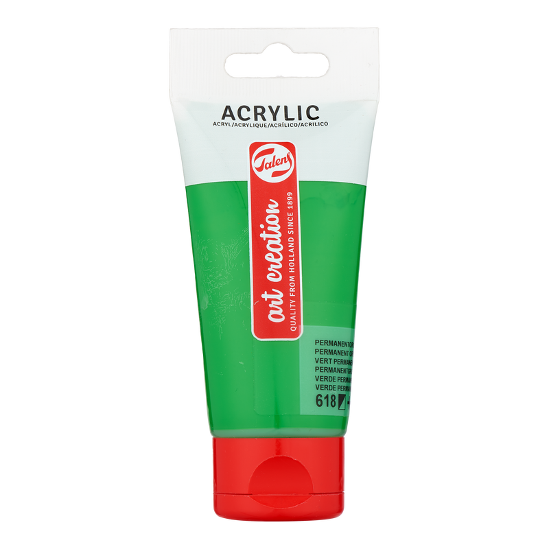 Acrylic 75 ml Color Permanent Green Clear 618