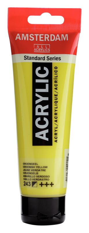 Acrylic 120 ml Color Greenish yellow 243