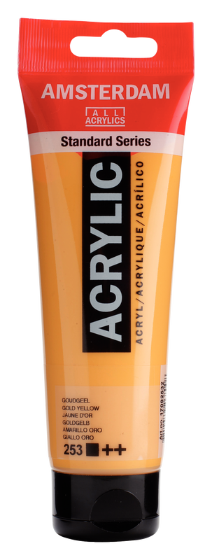 Amsterdam Acrílico 120 ml Color Amarillo Oro 253