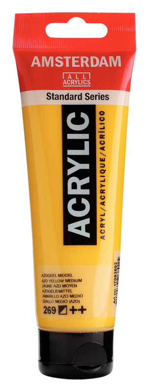 Acrylic 120 ml Color Azo Yellow Medium 269