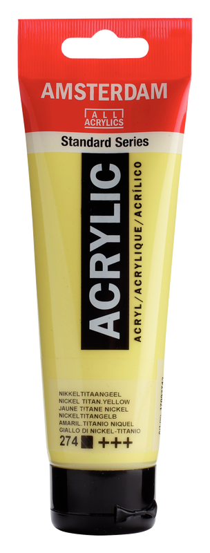 Amsterdam Acrílico 120 ml Color Amarillo Titanio Níquel 274