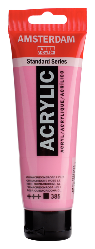 Amsterdam Acrílico 120 ml Color Rosa Quinacridona Claro 385