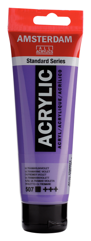 Amsterdam Acrílico 120 ml Color Azul Ultramar Violeta 507