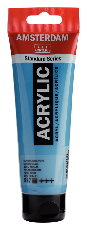 Amsterdam Acrílico 120 ml Color Azul Real 517