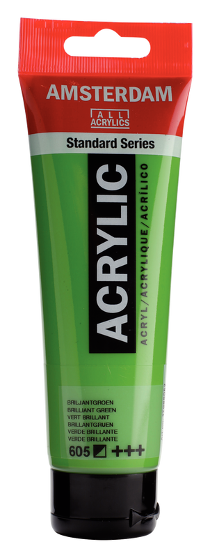 Amsterdam Acrílico 120 ml Color Verde Brillante 605