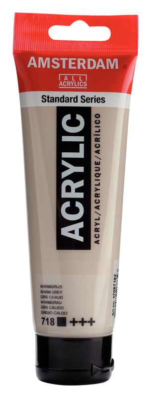 Acryl 120 ml Color Warmes Grau 718