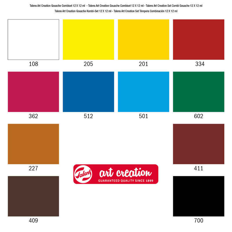 Art Creation Combi Set of Gouache Colors
