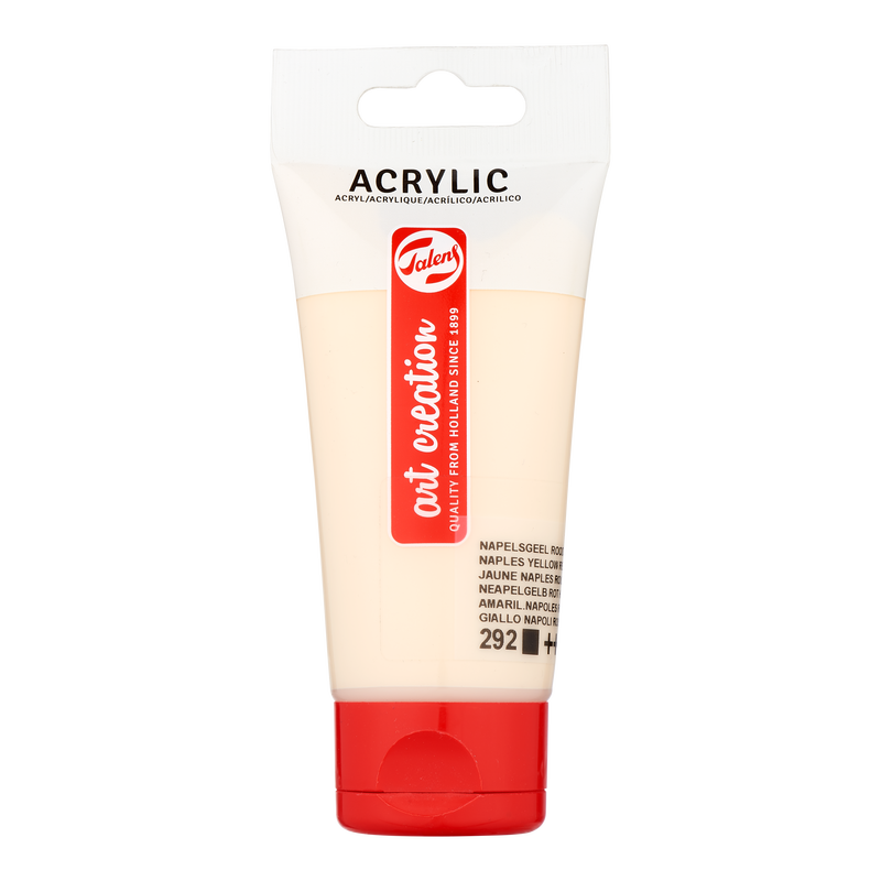 Acrylic 75 ml Color Naples Yellow Light Red  292