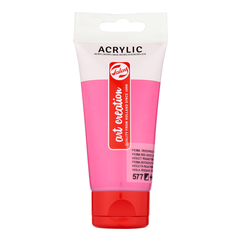 Acryl 75 ml Color Violett Permanent Rot Klar 577