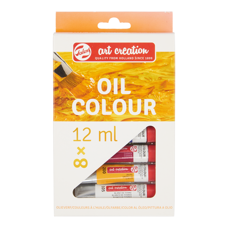 Art Creation Set de 8 tubos de Óleo x 12 ml