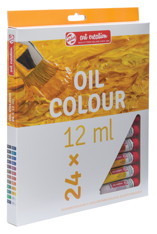 Art Creation Set of 24 tubes of Oil Paint x 12 ml