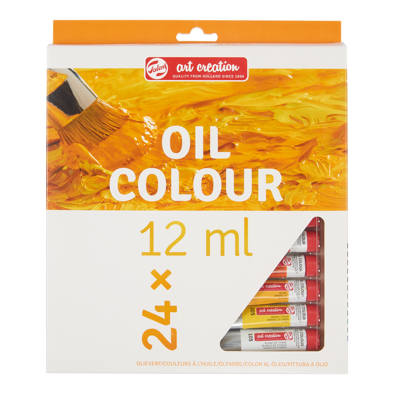 Art Creation Set of 24 tubes of Oil Paint x 12 ml