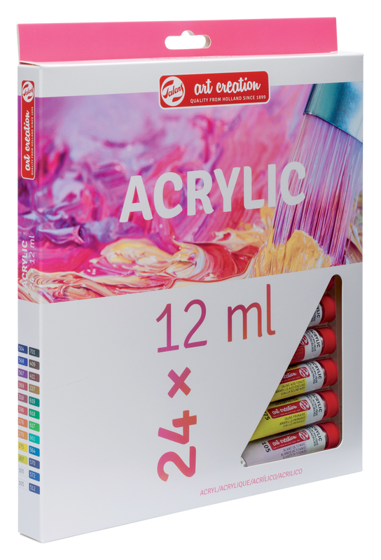 Art Creation Satz von 24 Acryltuben x 12 ml