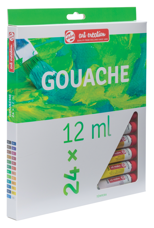 Art Creation Set of 24 tubes of Gouache x 12 ml