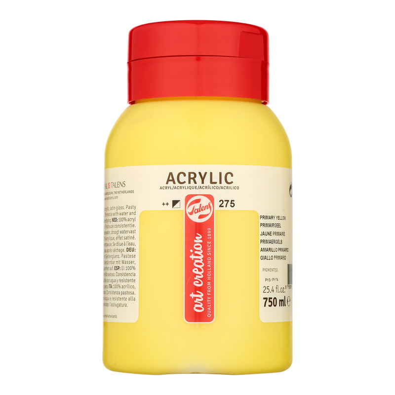 Art Creation Acrílico 750 ml Color Amarillo Primario 275