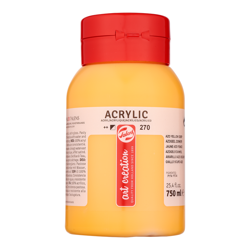 Acrylic 750 ml Color Azo Yellow Dark 270