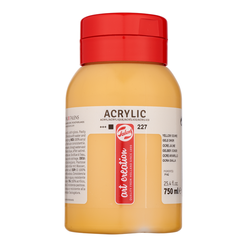 Acryl 750 ml Color Ockergelb 227