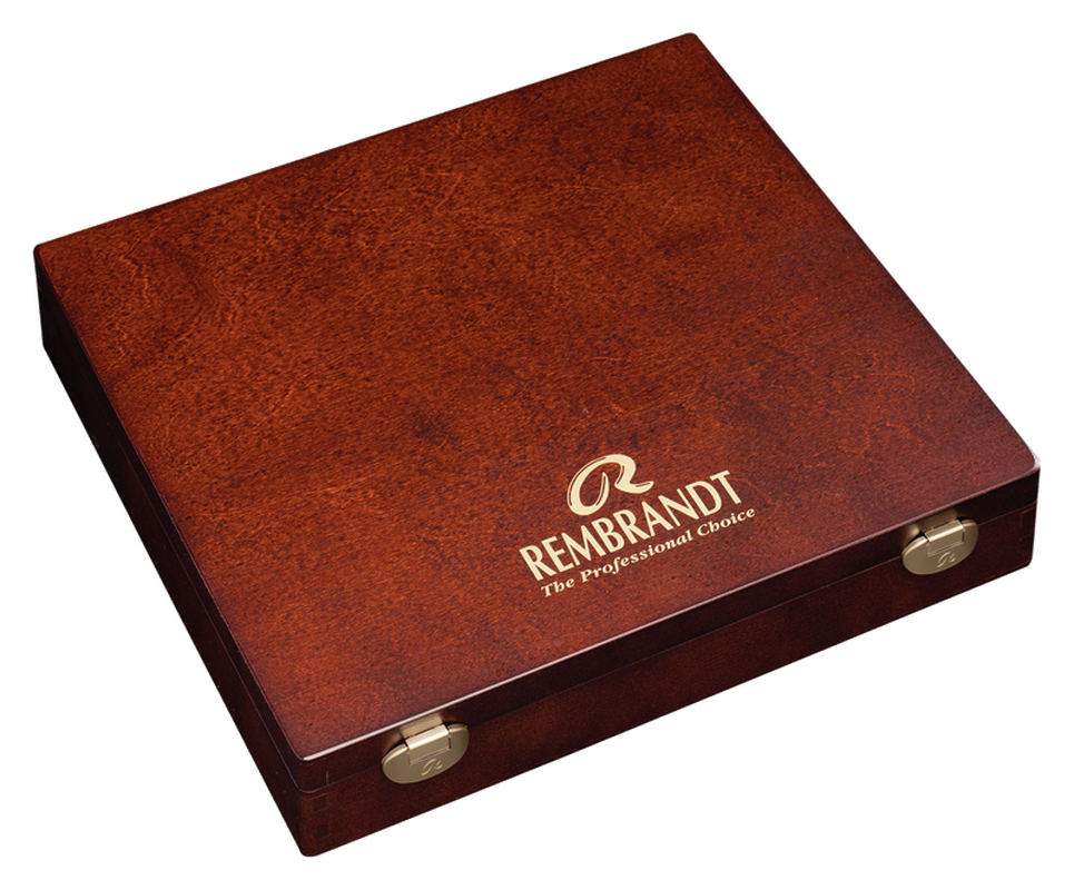 Rembrandt Caja de Madera Soft Pasteles 300H90P  90 barras retrato