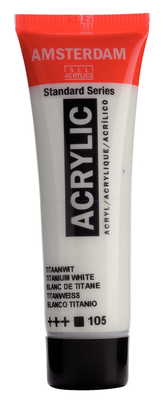 Acryl 20 ml Color Titanium White 105