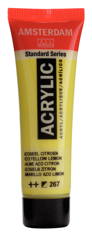 Amsterdam Acrílico 20 ml Color Amarillo Azo Limón 267