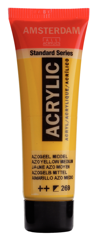 Amsterdam Acrílico 20 ml Color Amarillo Azo Medio 269