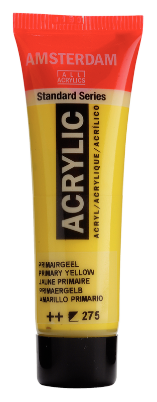 Acrylic 20 ml Color Yellow Primary 275