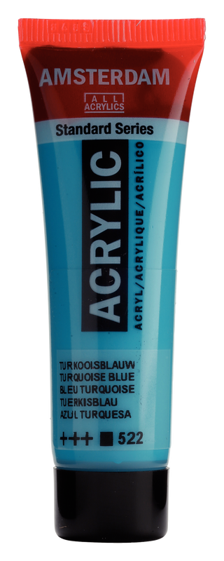 Acrylic 20 ml Color Turquoise Blue 522