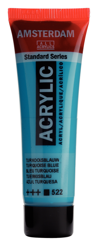 Acrylic 20 ml Color Turquoise Blue  522