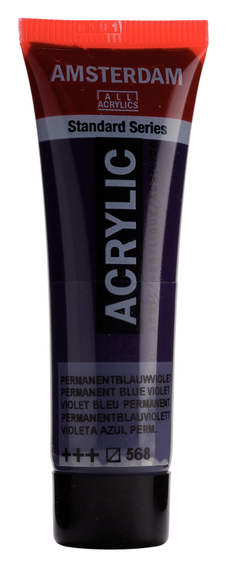 Amsterdam Acrílico 20 ml Color Violeta Azul Permanente 568