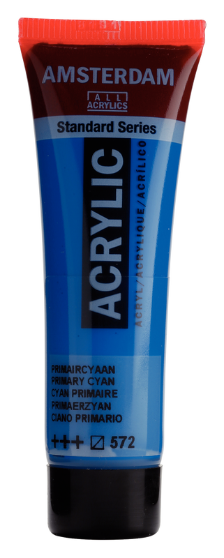 Amsterdam Acrílico 20 ml Color Azul Primario Cian 572