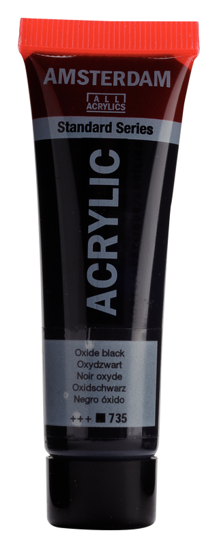 Amsterdam Acrílico 20 ml Color Negro Oxido 735