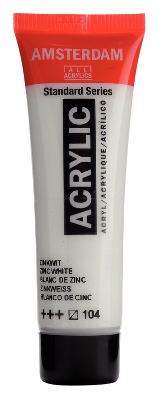 Amsterdam Acrílico 20 ml Color Blanco Zinc 104