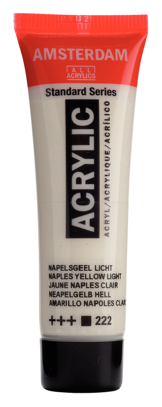 Acryl 20 ml Color Neapel Gelb Klar 222