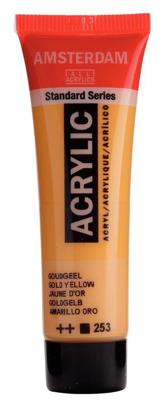 Amsterdam Acrílico 20 ml Color Amarillo Oro 253