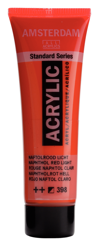 Acrylic 20 ml Color Naftol Red Clear 398