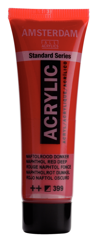 Acrylic 20 ml Color Naftol Red Dark  399