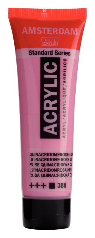 Amsterdam Acrílico 20 ml Color Rosa Quinacridona Claro 385