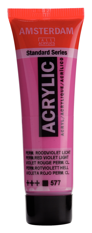 Amsterdam Acrílico 20 ml Color Violeta Rojo Permanente Claro 577