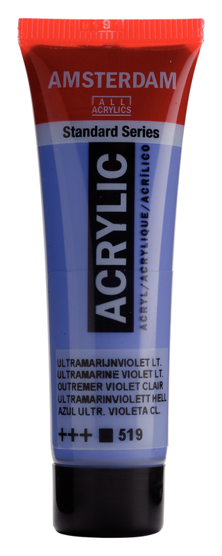 Amsterdam Acrílico 20 ml Color Azul Ultramar Violeta Claro 519