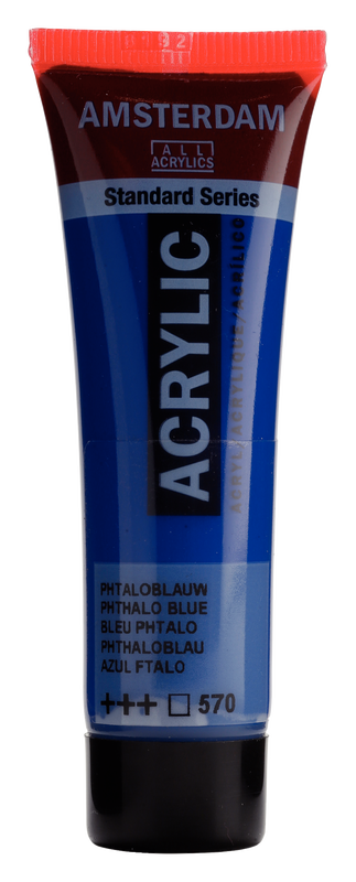 Amsterdam Acrílico 20 ml Color Azul Ftalo  570