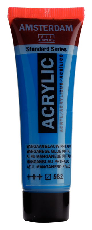 Amsterdam Acrílico 20 ml Color Azul Manganeso Ftalo 582