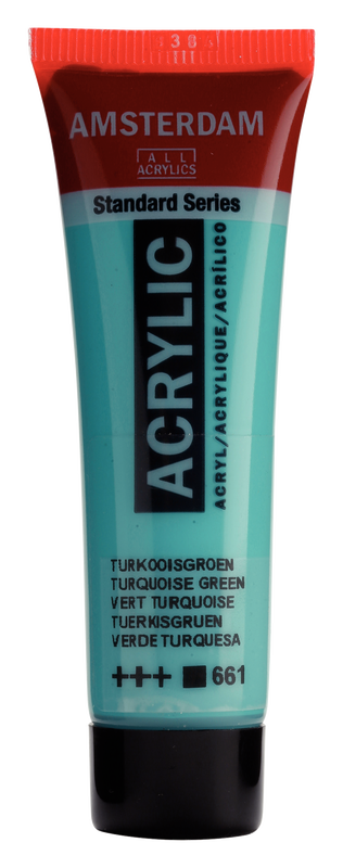 Amsterdam Acrílico 20 ml Color Verde Turquesa 661
