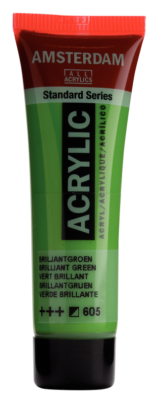 Acrylic 20 ml Color Green Glossy 605