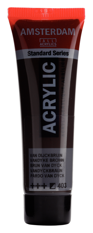 Acrylic 20 ml Color Pardo Van Dyck 403