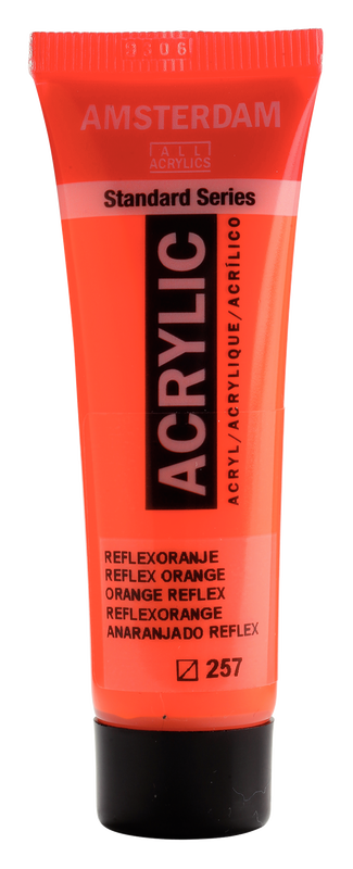 Acrylic 20 ml Color Orange Reflex 257