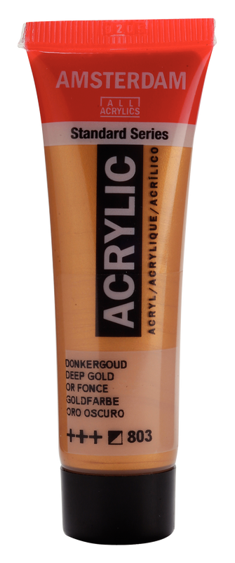 Acryl 20 ml Color Dunkelgold 803