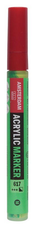 Amsterdam Acrylic Marker Medium Point Acrylic Marker Number 617 Color Yellowish Green